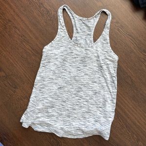 Lululemon Grey and White Tank